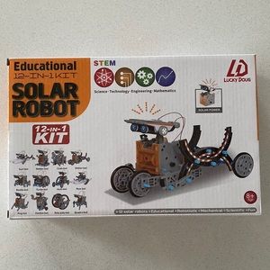 12-in-1 Solar Robot for Kids